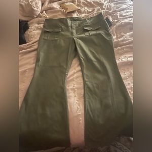 Olive green flare pants from Target. Never worn. NWT